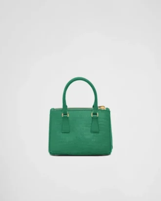 Torebka Prada Galleria Mini ze skóry jaszczurki