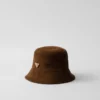 Zamszowa czapka typu bucket Zamszowa czapka typu bucket