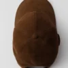 Zamszowa czapka z daszkiem Zamszowa czapka z daszkiem