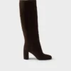 Zamszowe buty na obcasie Zamszowe buty na obcasie
