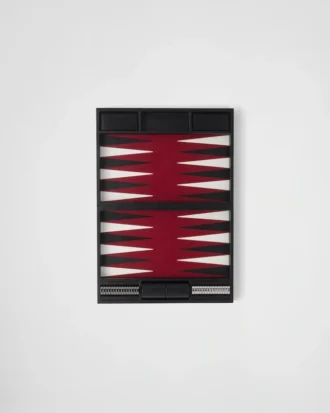 Zestaw do gry w backgammon ze skóry Saffiano Zestaw do gry w backgammon ze skóry Saffiano