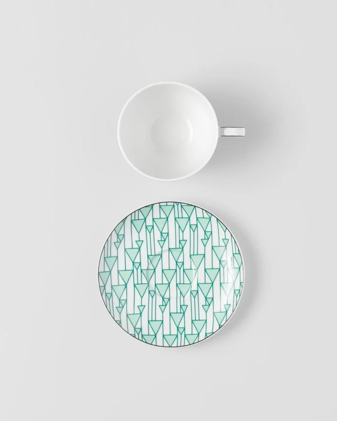 Zestaw dwóch porcelanowych filiżanek do cappuccino – Vienna Green Zestaw dwóch porcelanowych filiżanek do cappuccino – Vienna Green