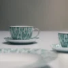 Zestaw dwóch porcelanowych filiżanek do cappuccino – Vienna Green Zestaw dwóch porcelanowych filiżanek do cappuccino – Vienna Green