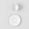 Zestaw dwóch porcelanowych filiżanek do herbaty – szachownica Zestaw dwóch porcelanowych filiżanek do herbaty – szachownica