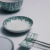 Zestaw dwóch porcelanowych miseczek na sos – Vienna Green