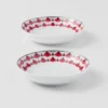 Zestaw dwóch porcelanowych miseczek na sos – Vienna Red