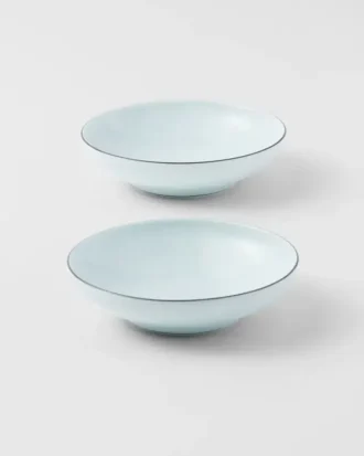 Zestaw dwóch porcelanowych misek – Celadon
