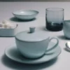 Zestaw dwóch porcelanowych misek – Celadon