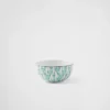 Zestaw dwóch porcelanowych misek do ryżu lub płatków śniadaniowych – kolor Vienna Green