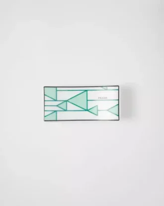 Zestaw dwóch porcelanowych podstawek pod pałeczki – Vienna Green
